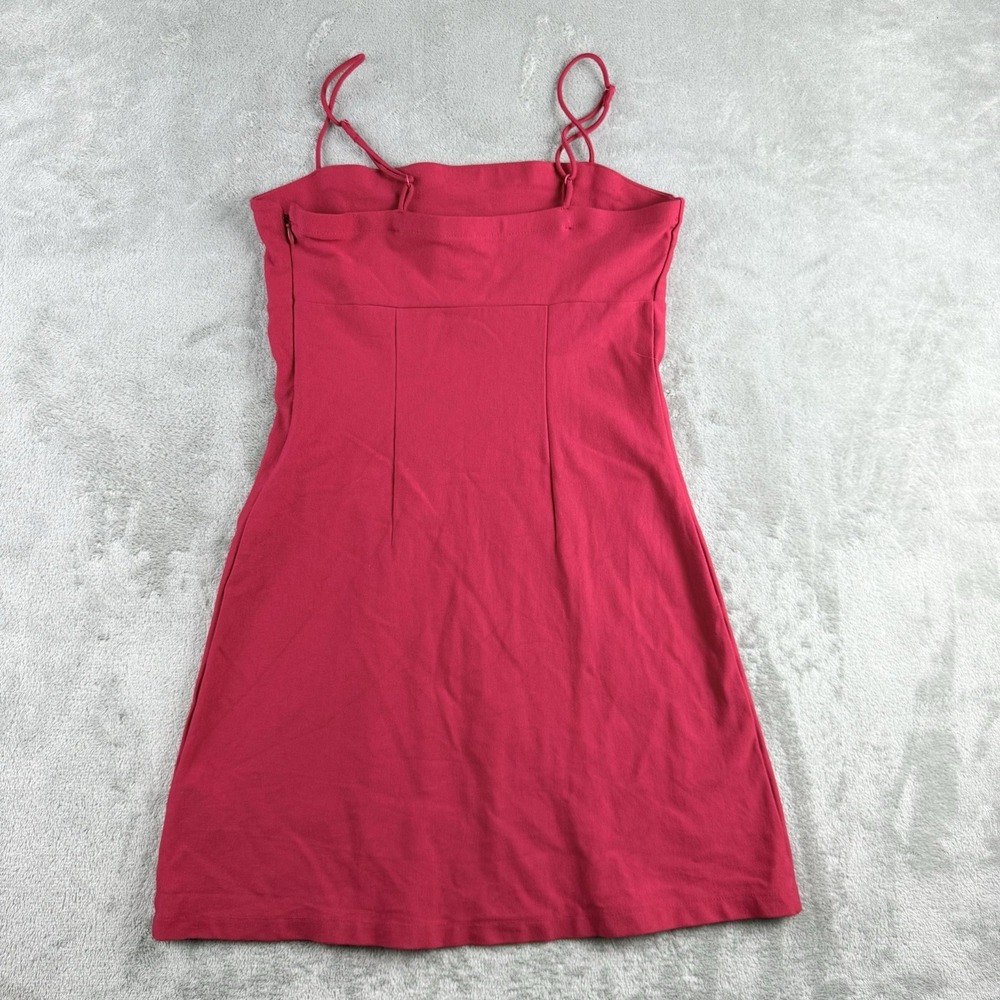 Urban Outfitters Mini Dress Womens Medium Red Adjustable Thin Straps Stretch Y2K - Picture 2 of 14